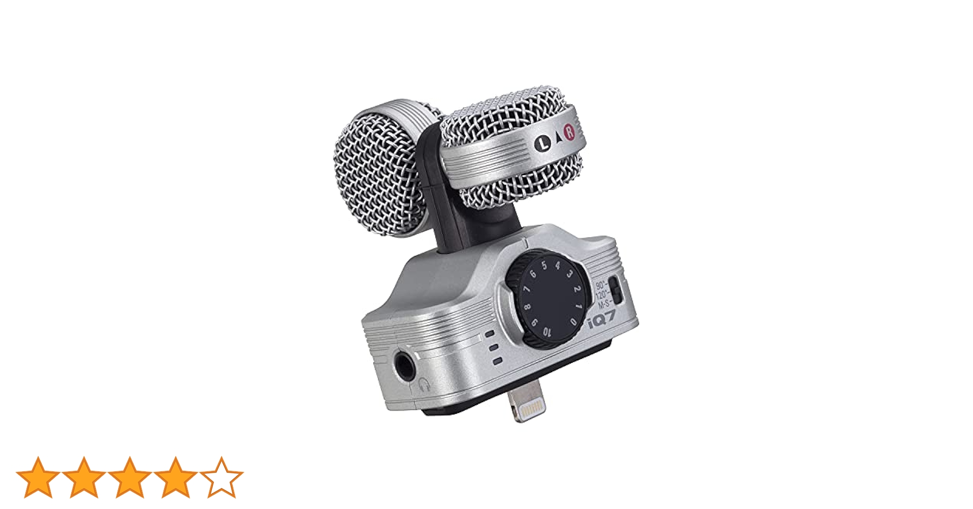 ZOOM / iQ7 Lightning接続 楽天市場】ZOOM iQ7 MSマイク Lightningコネクター iOS用 外付け